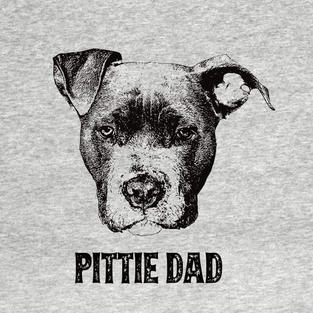 Pittie Dad American Pit Bull Terrier by DoggyStyles